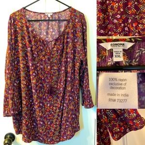 Sonoma boho blouse XXL